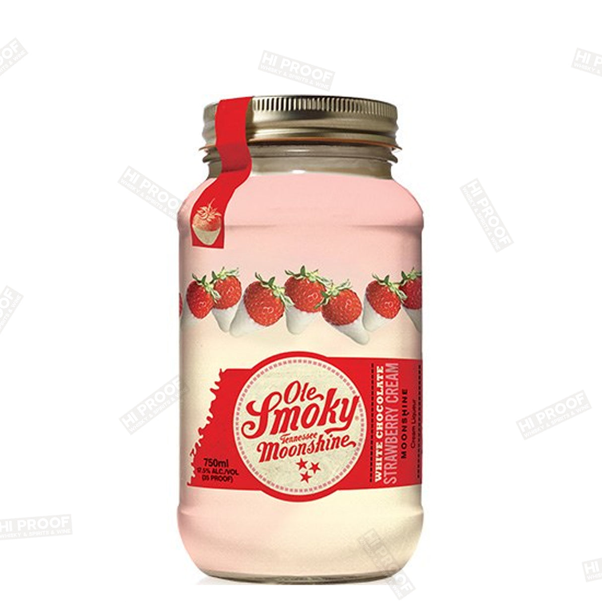 Ole Smoky Moonshine White Chocolate Strawberry Cream 750ml