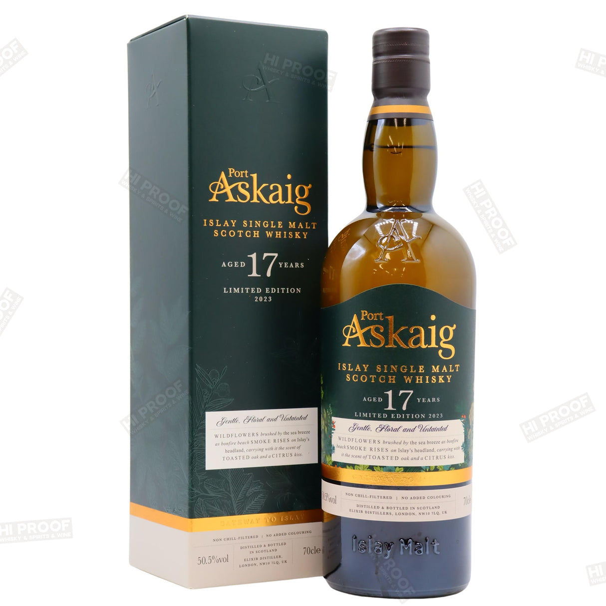 PORT ASKAIG ISLAY SINGLE MALT SCOTCH WHISKY AGED 17 YEARS 750ML