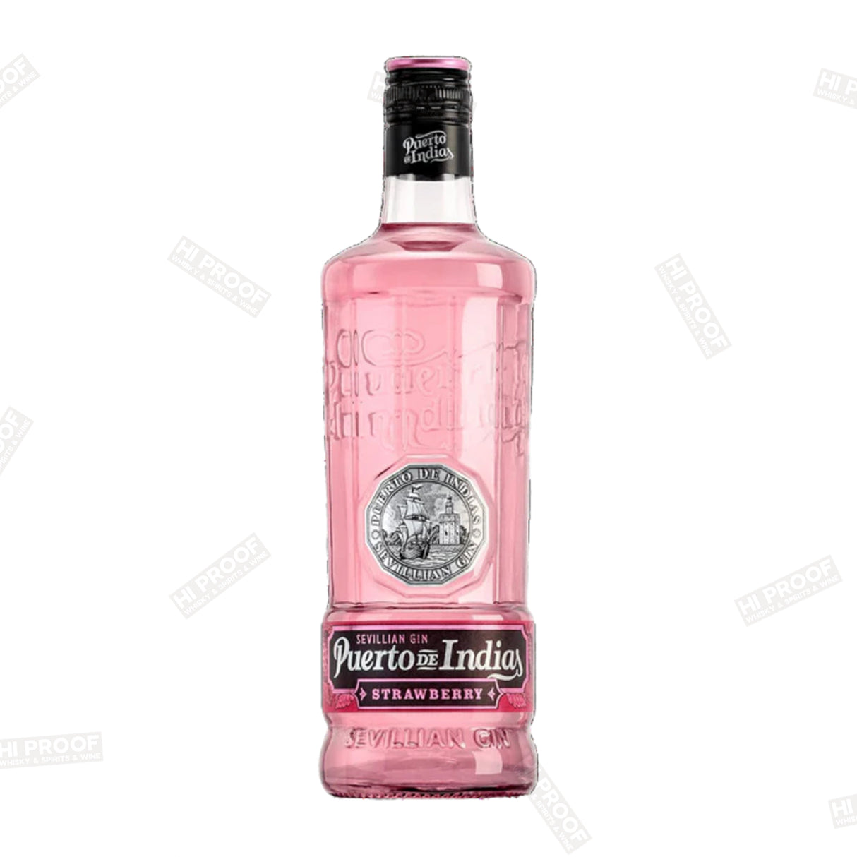 PUERTO DE INDIAS SEVILLIAN PREMIUM GIN STRAWBERRY SPAIN 750ML