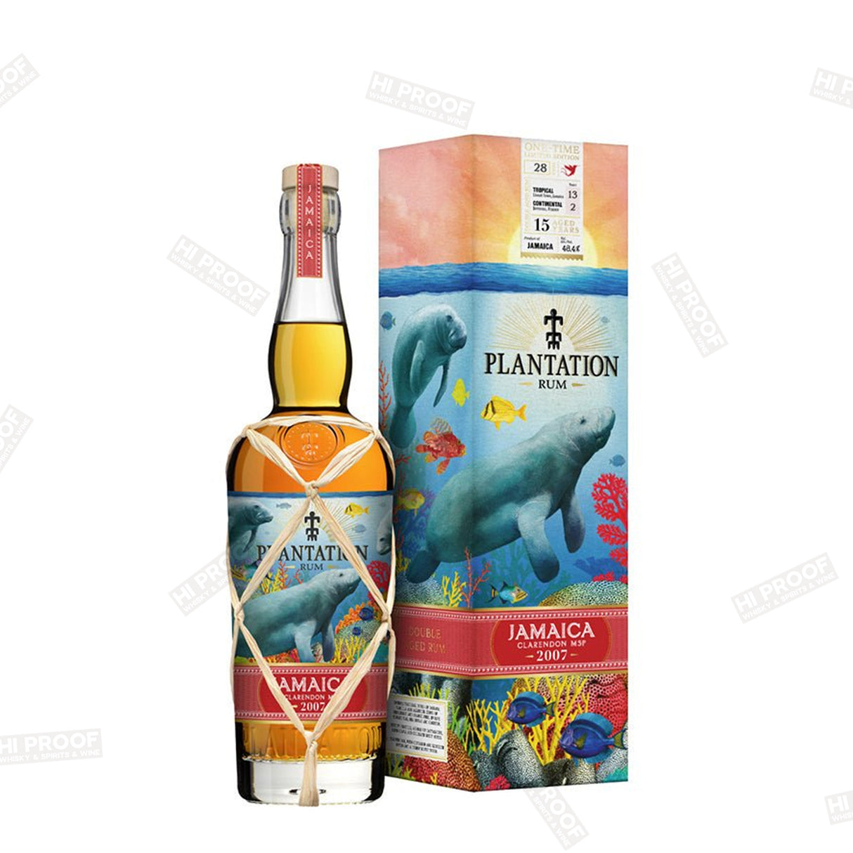 Plantation Rum Jamaica MSP 2007 Craft rum 15 Year Aged 750ML