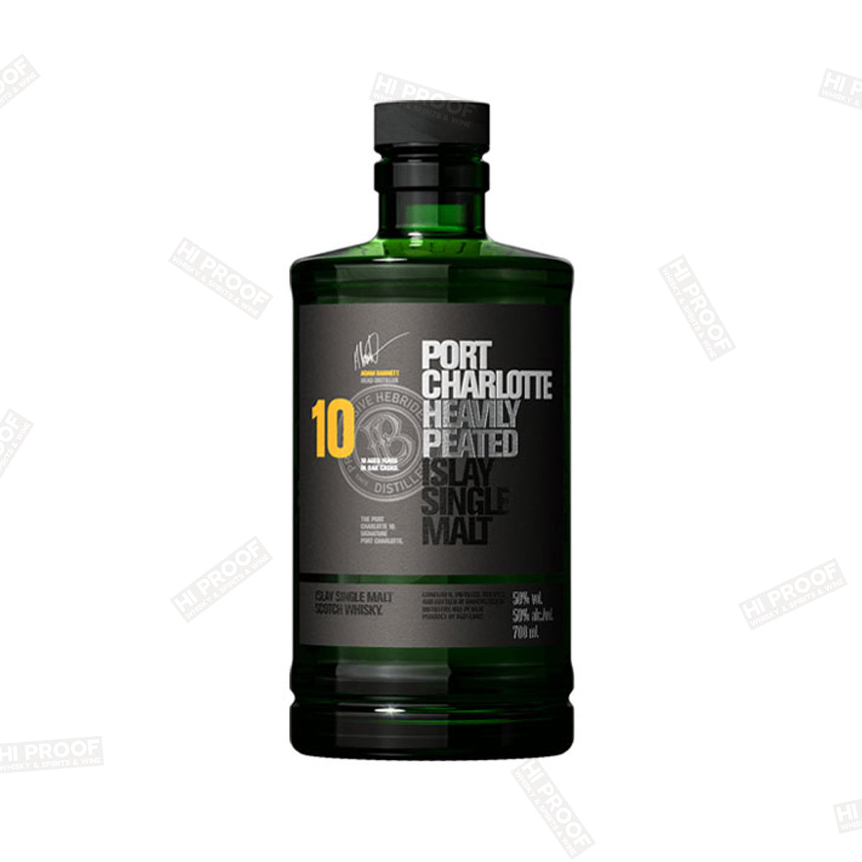 Port Charlotte 10 Year Single Malt Scotch Whisky (100 Proof) 750mL