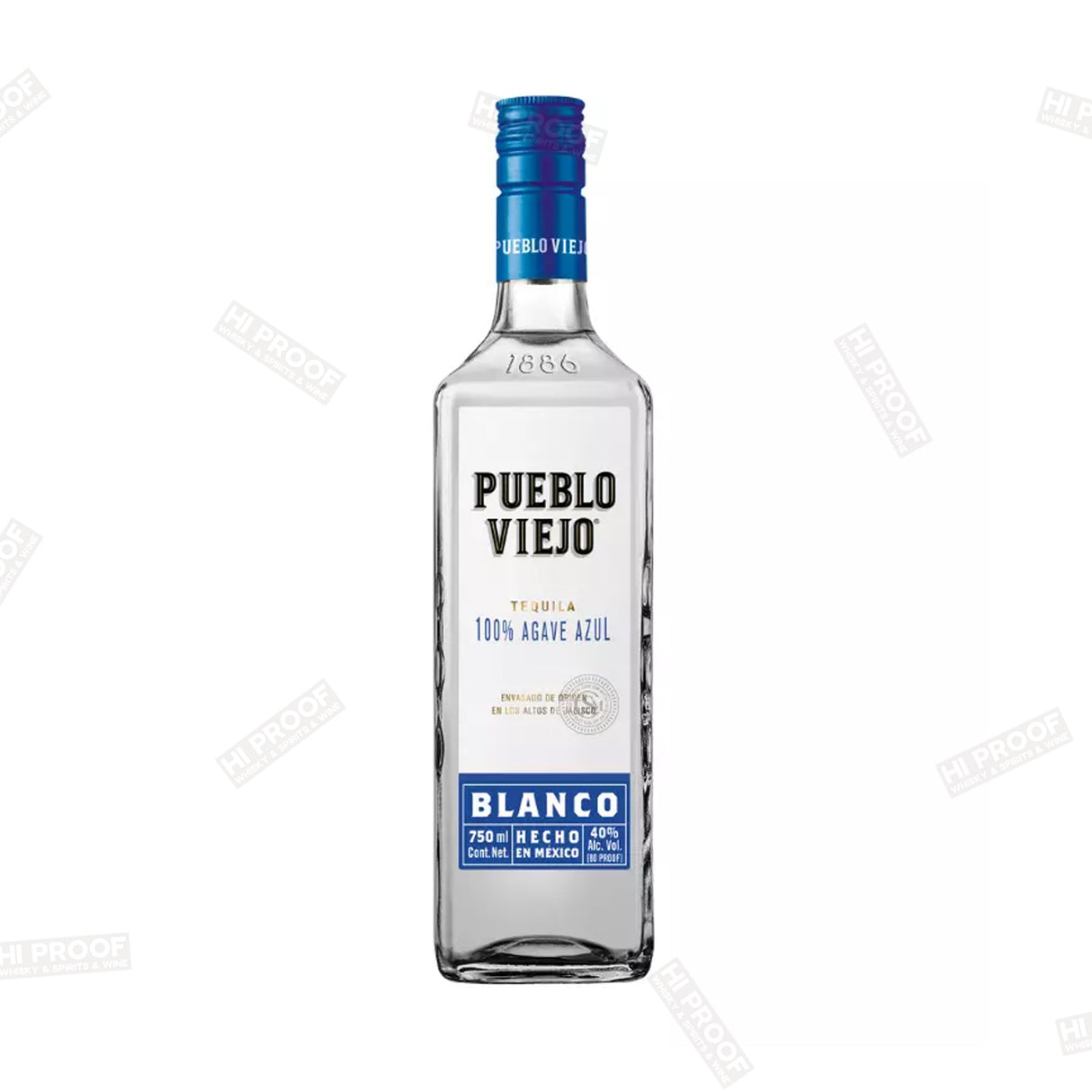 Pueblo Viejo Blanco Tequila 750ml