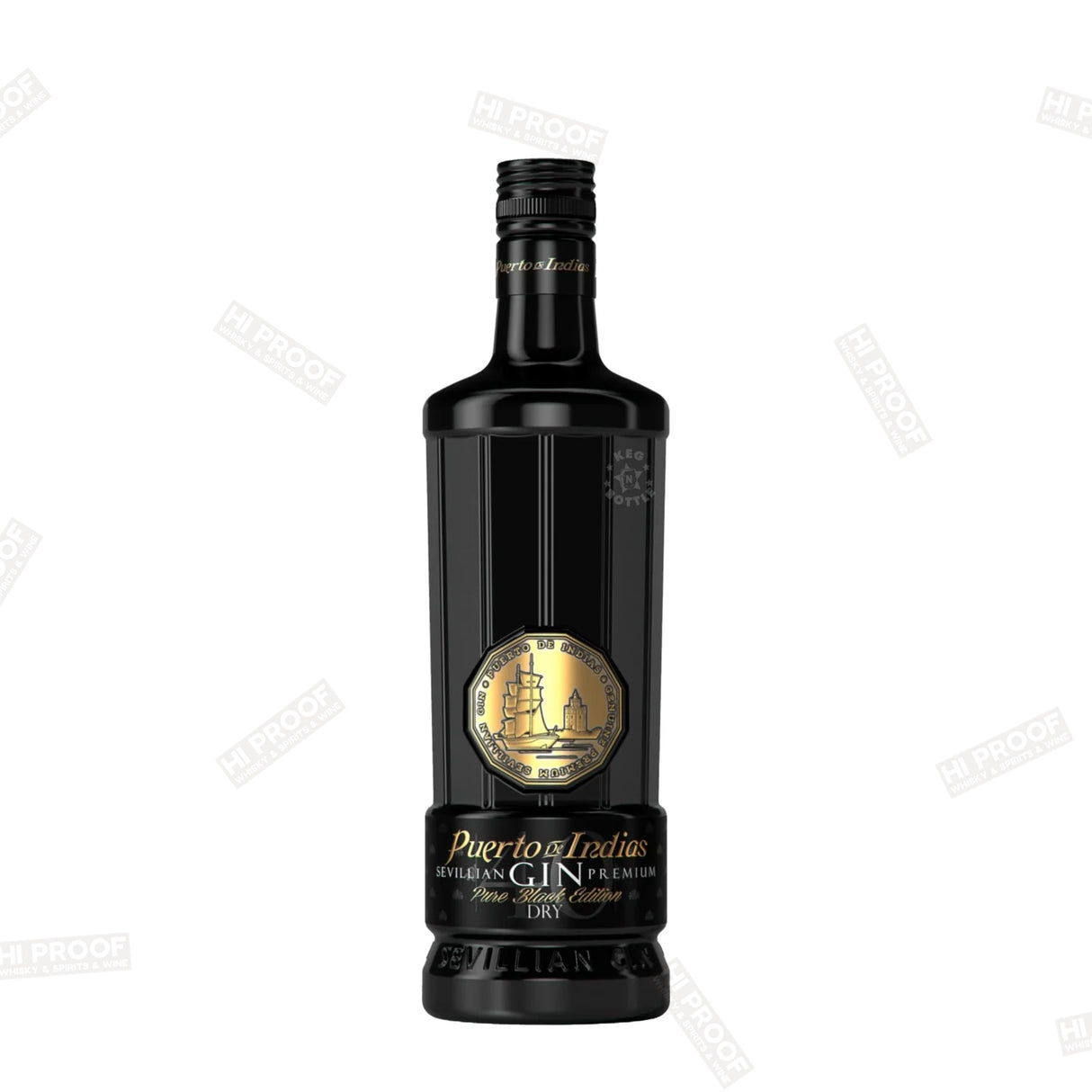 Puerto de Indias Pure Black Dry Gin 750 ml