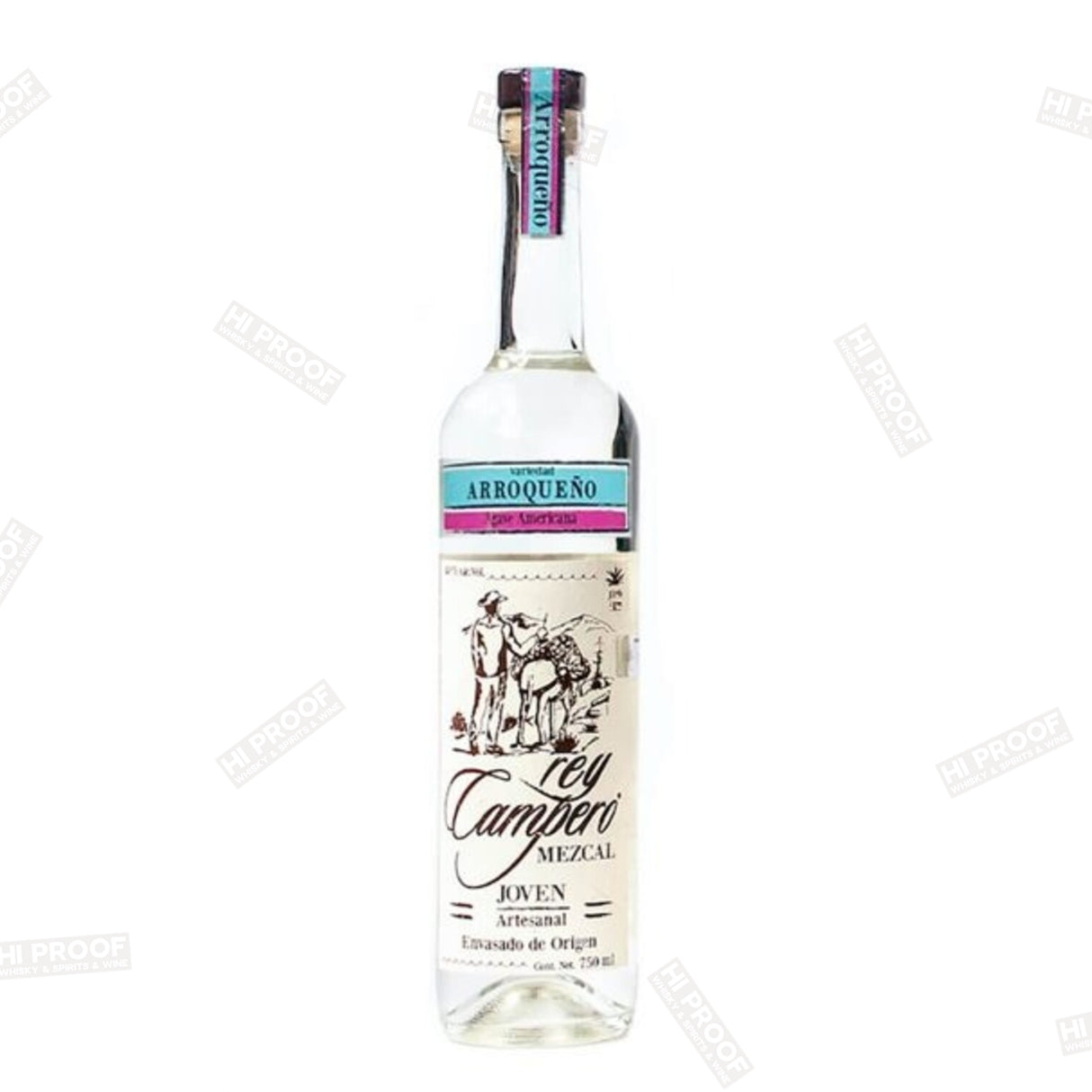 REY CAMPERO MEZCAL ARROQUENO 750ML