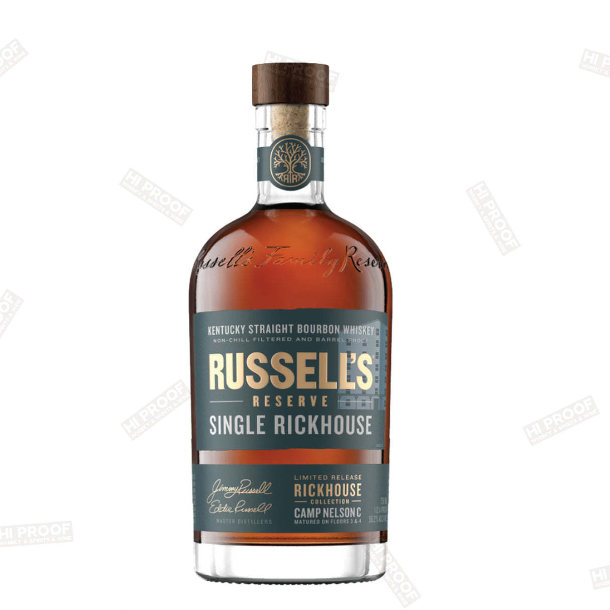 RUSSELL'S RESERVE SINGLE RICKHOUSE CAMP NELSON C 112.4 proof
