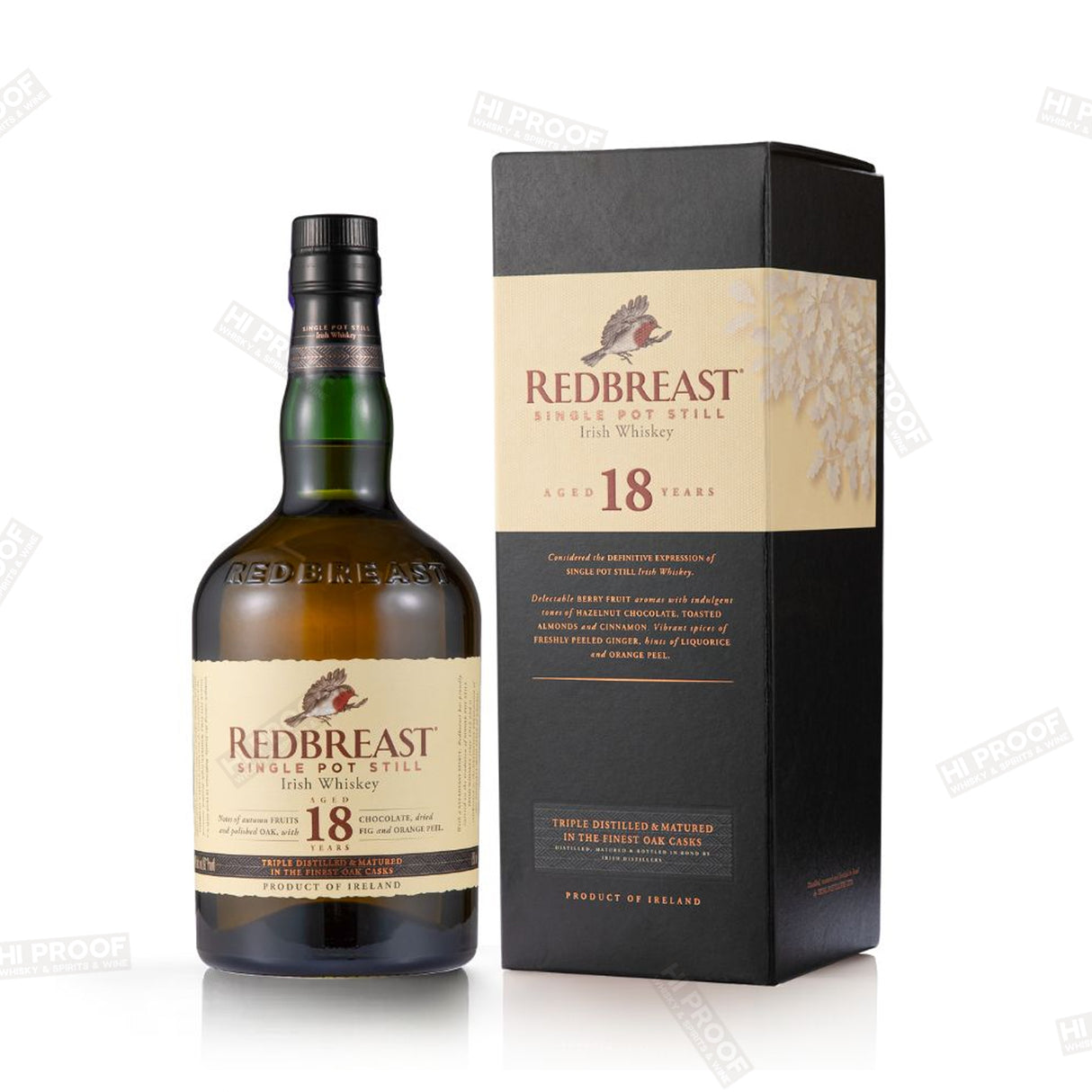 Redbreast 18 Year Old Single Pot Still Irish Whiskey 750 ml