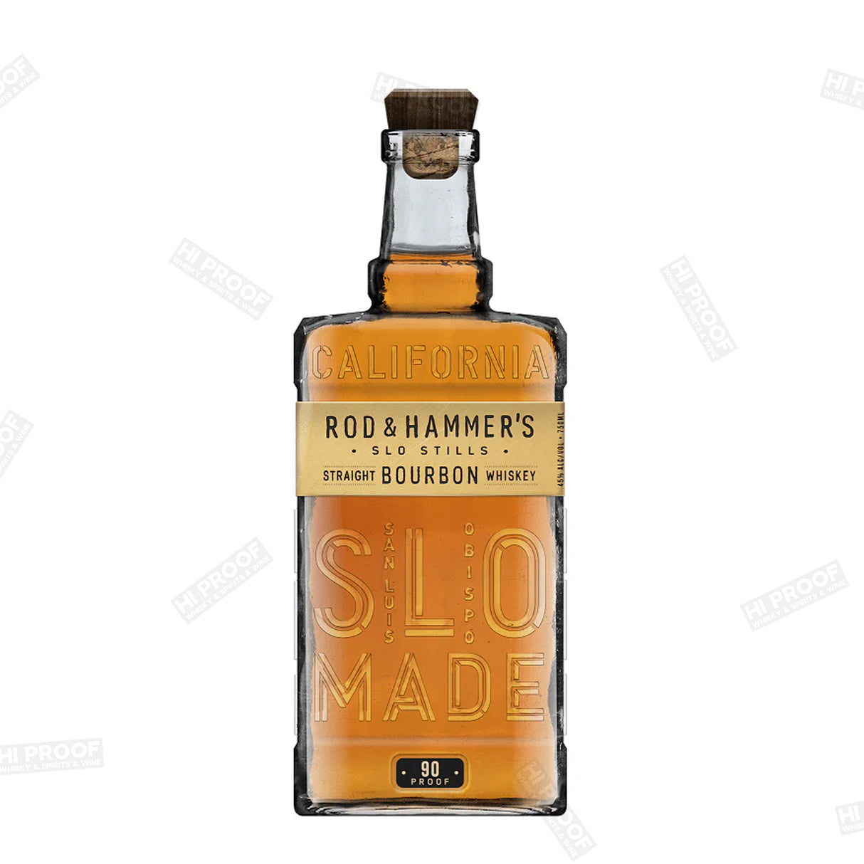 Rod & Hammer's SLO Stills Straight Bourbon Whiskey 90 Proof 750ML