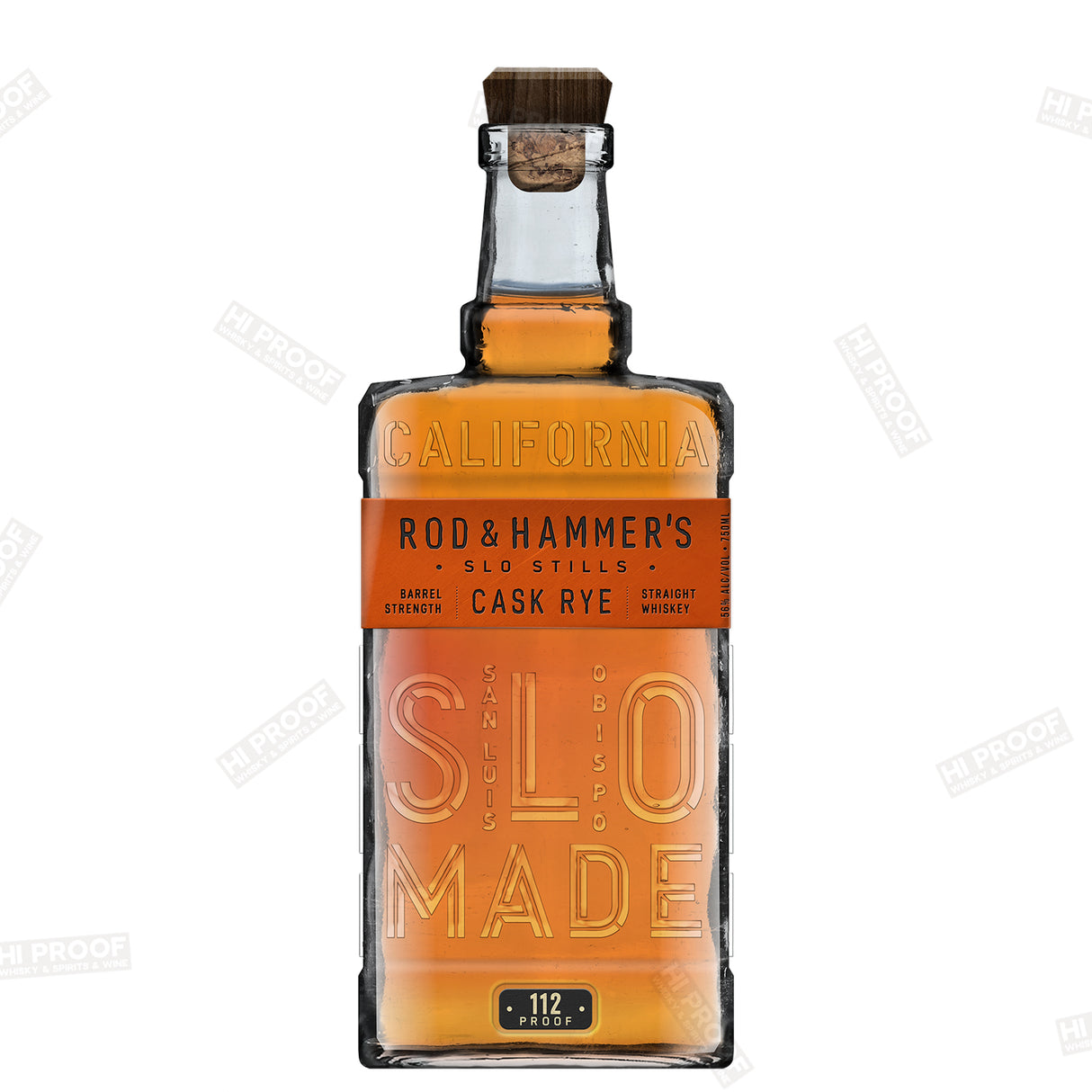 Rod & Hammer's Slo Stills Cask Rye 112 Proof 750ml