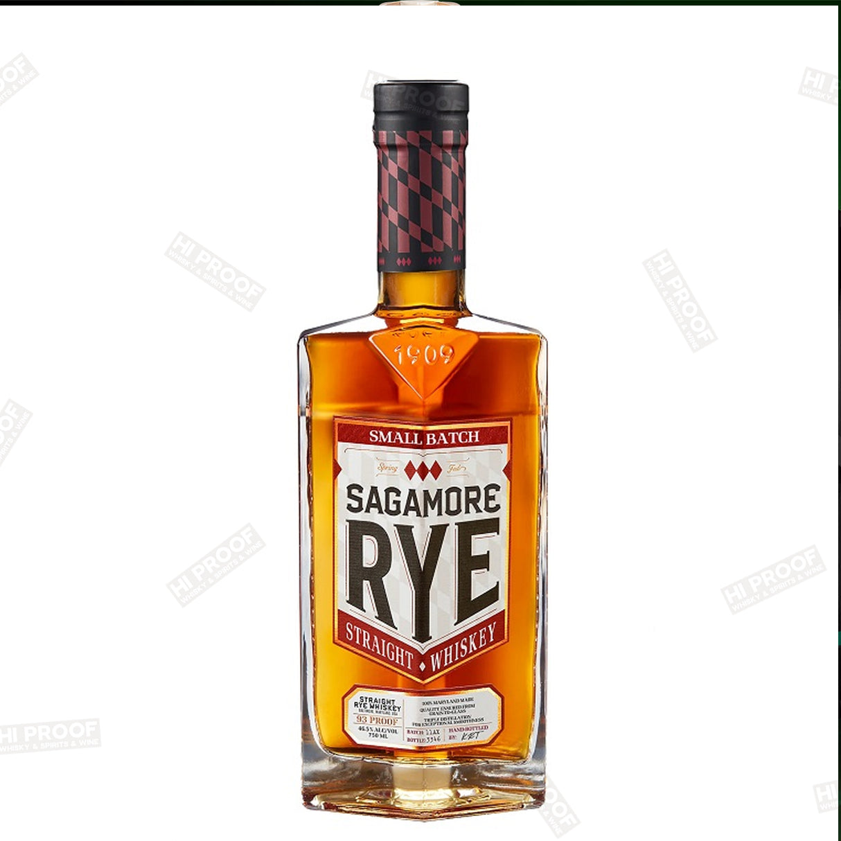 Sagamore Small Batch Straight Rye Whiskey 750ml