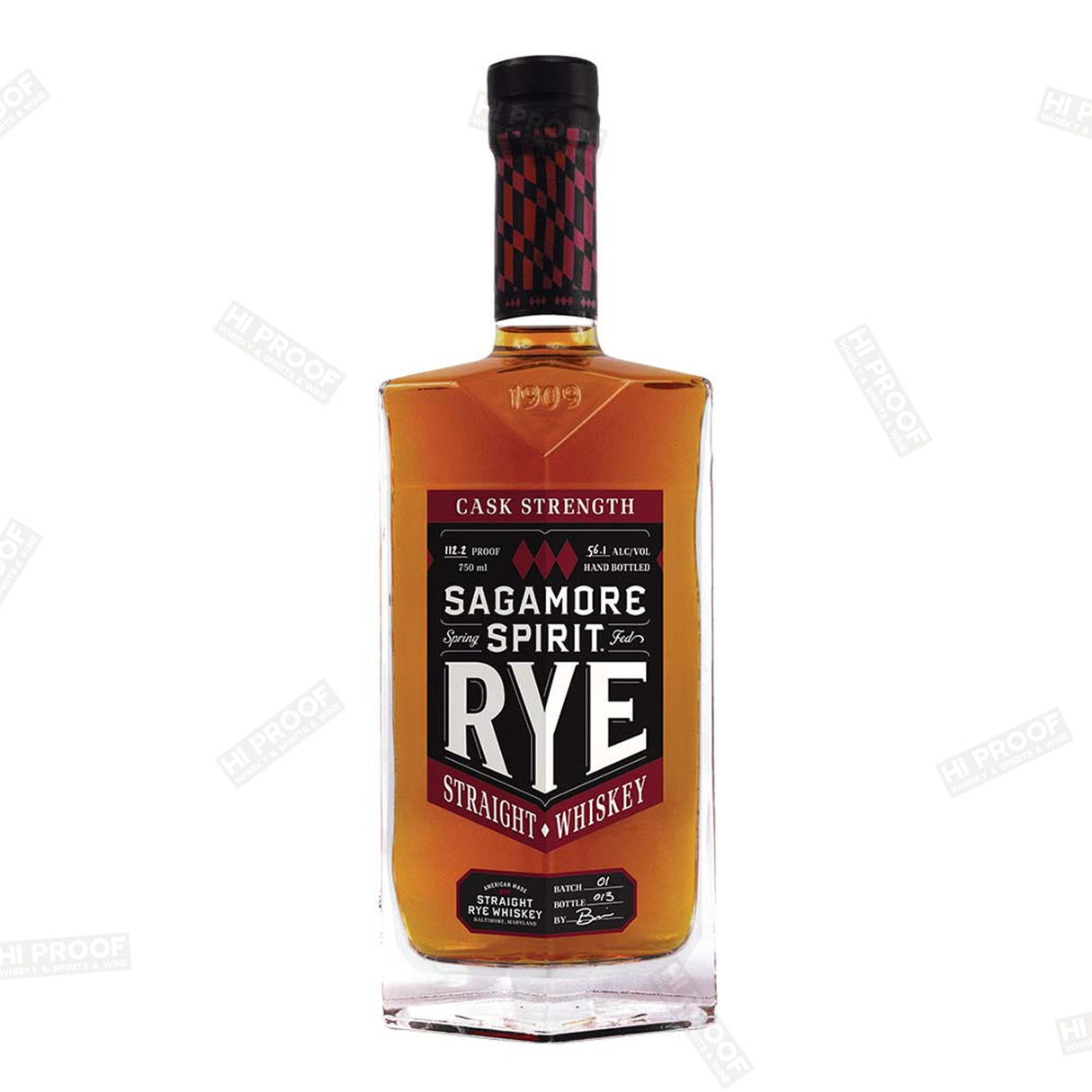 Sagamore Spirit Cask Strength Straight Rye Whiskey 750ml