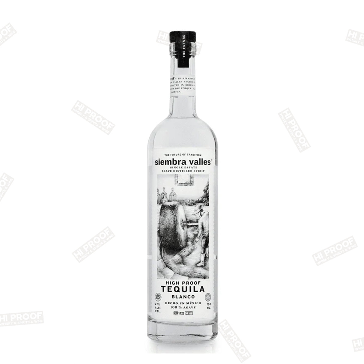 Siembra Valles Tahona High Proof Blanco Tequila 750ml