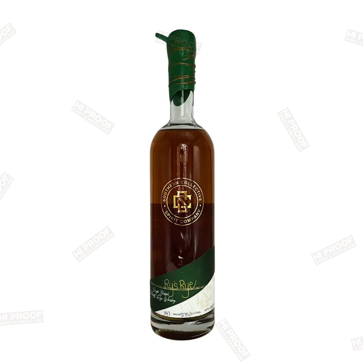 Southern Collective Single Barrel Rye Whiskey 'Ry's Rye' 750ml