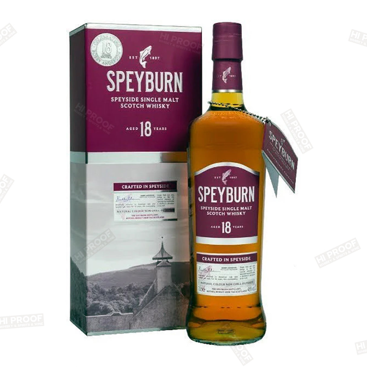 Speyburn Speyside Single Malt 18 years old Scotch Whisky 750ml