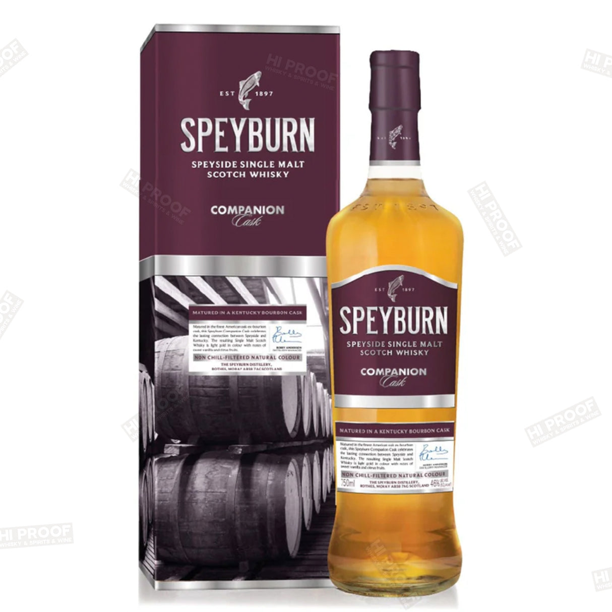 Speyburn Speyside Single Malt Companion Cask Scotch Whisky 750ml