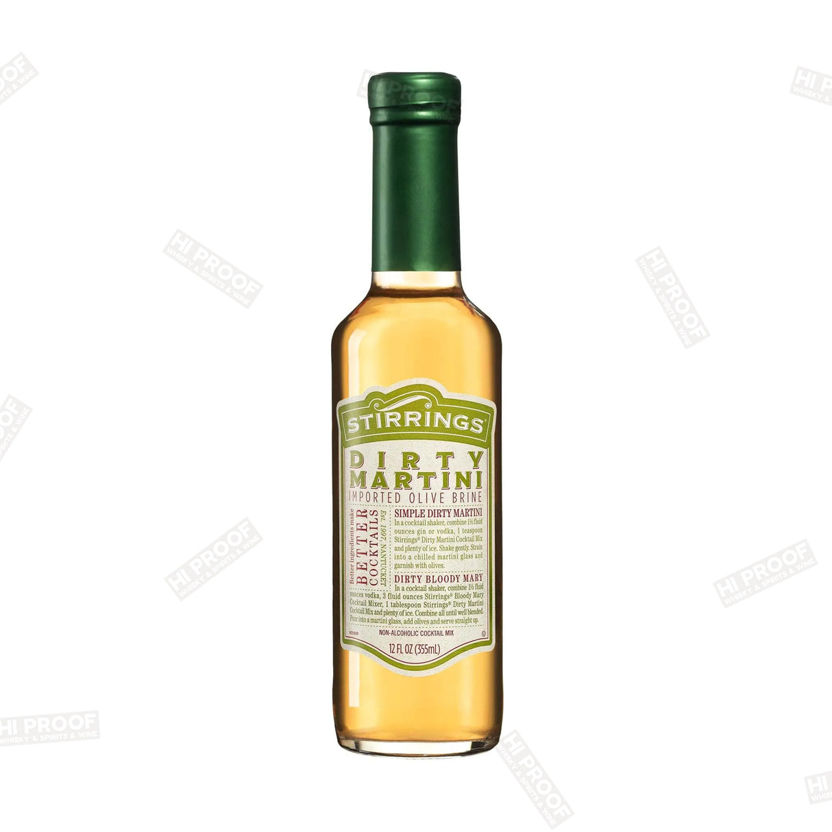 Stirrings Coocktail Mixer Dirty Martini 355ml