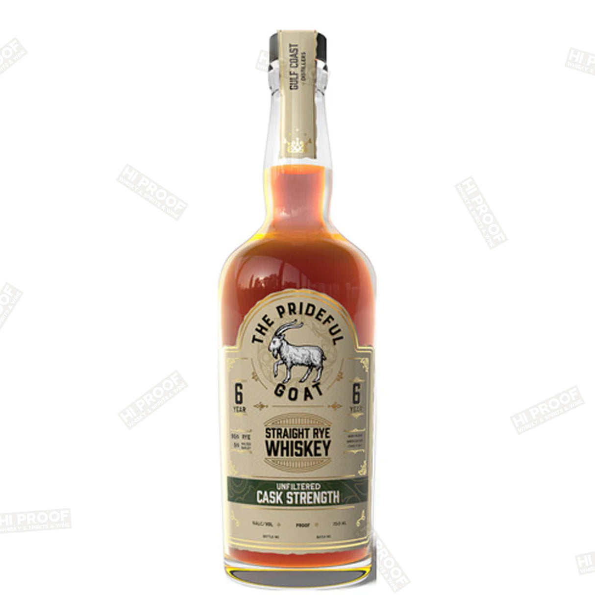 THE PRIDEFUL GOAT 6 YEAR OLD STRAIGHT RYE WHISKEY 750ml