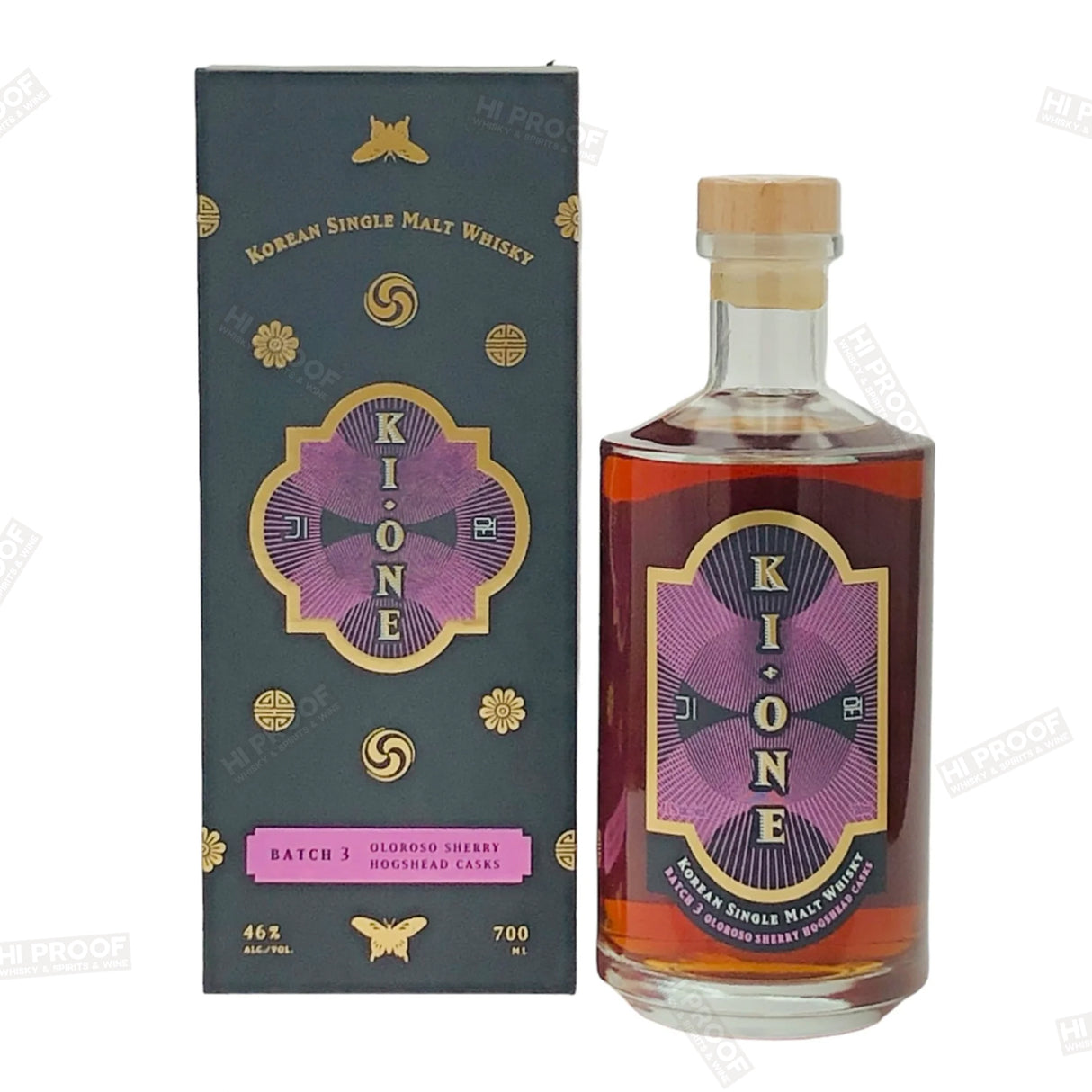 THREE SOCIETIES KI ONE BATCH 3 46% 700ML OLOSORO SHERRY HOGSHEAD CASK KOREAN SINGLE MALT WHISK