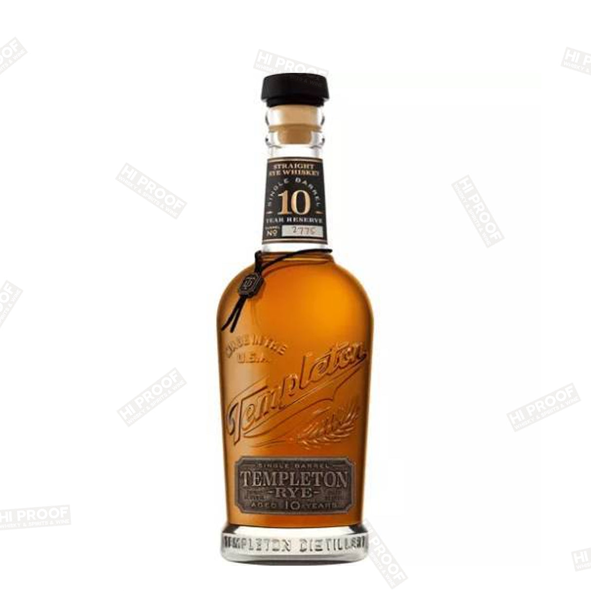 Templeton Rye Aged 10 Years old - 750ML