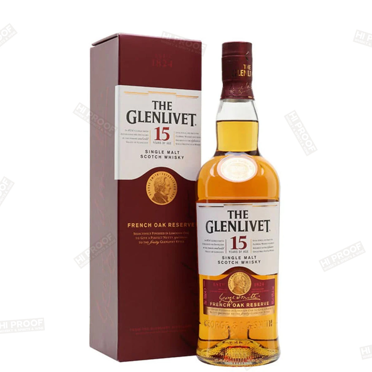 The Glenlivet 15 Years Old Single Malt Scotch Whisky 750ml