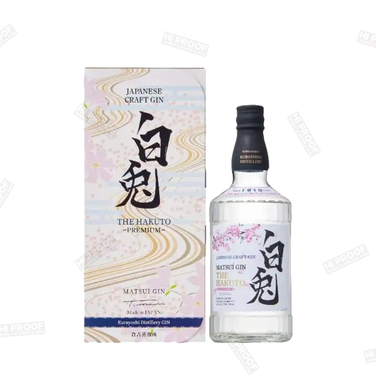 The Hakuto Premium Gin 94 Proof 700ml