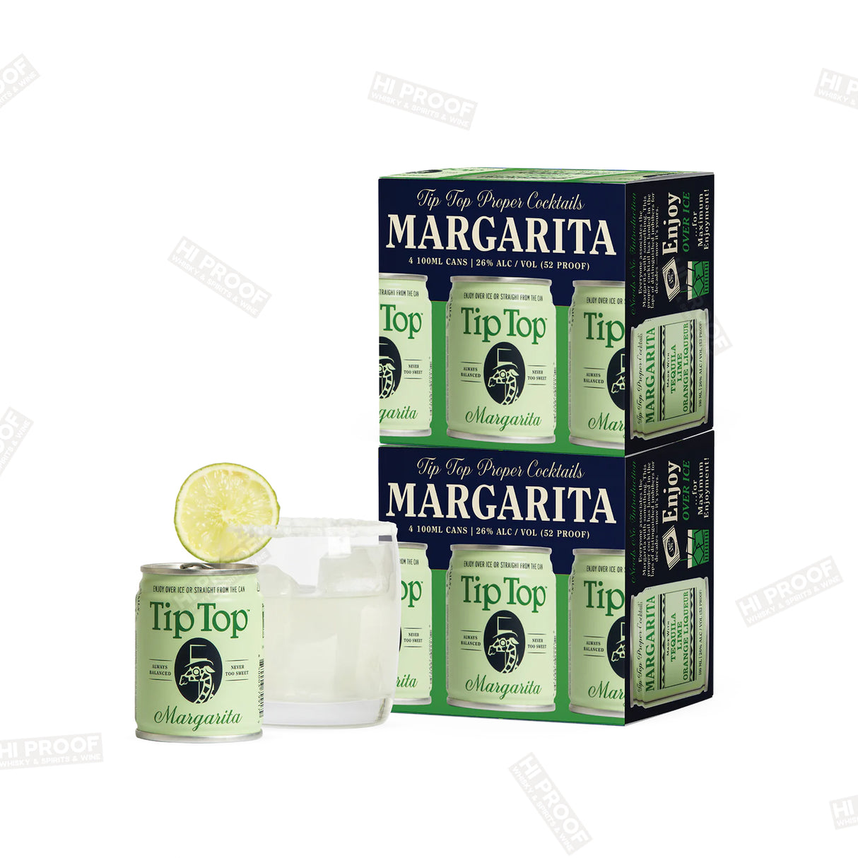 Tip Top Margarita 100ml x 4can