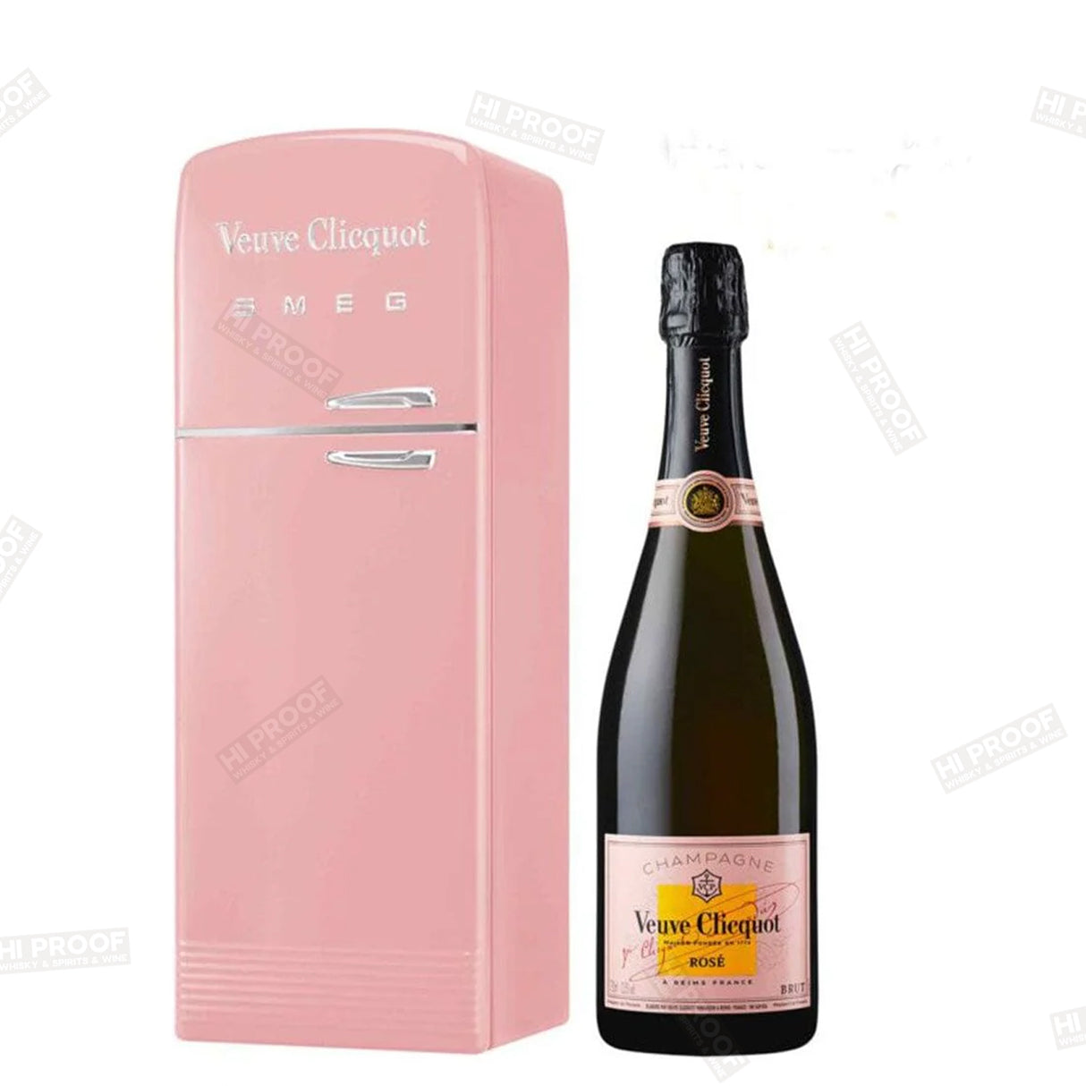 VEUVE CLICQUOT ROSE SMEG FRIDGE GIFT BOX  750ml