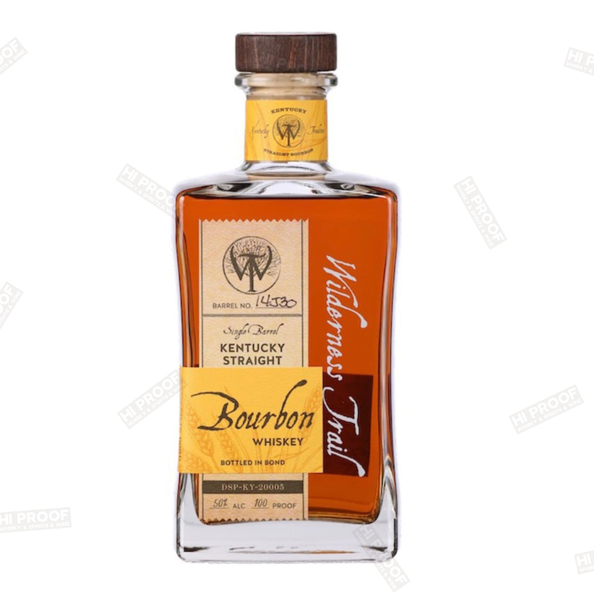 WILDERNESS TRAIL BOURBON BOTTLE IN BOND Wheated 100 PROOF