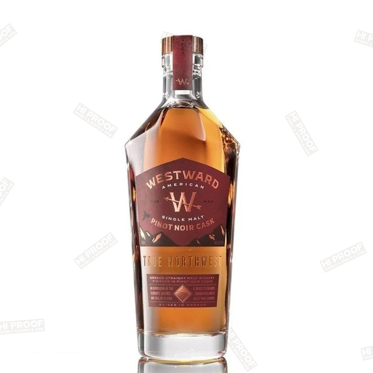 Westward American Pinot Noir Cask Single Malt Whiskey 750ml