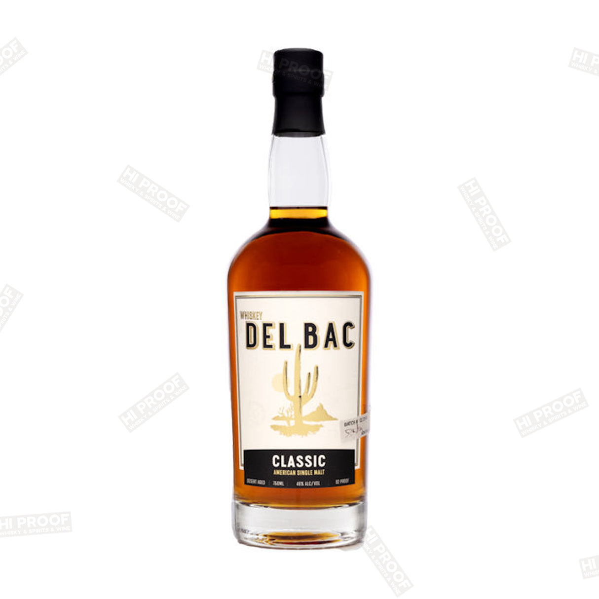 Whiskey Del Bac Classic Unsmoked American Single Malt Whiskey 750ml