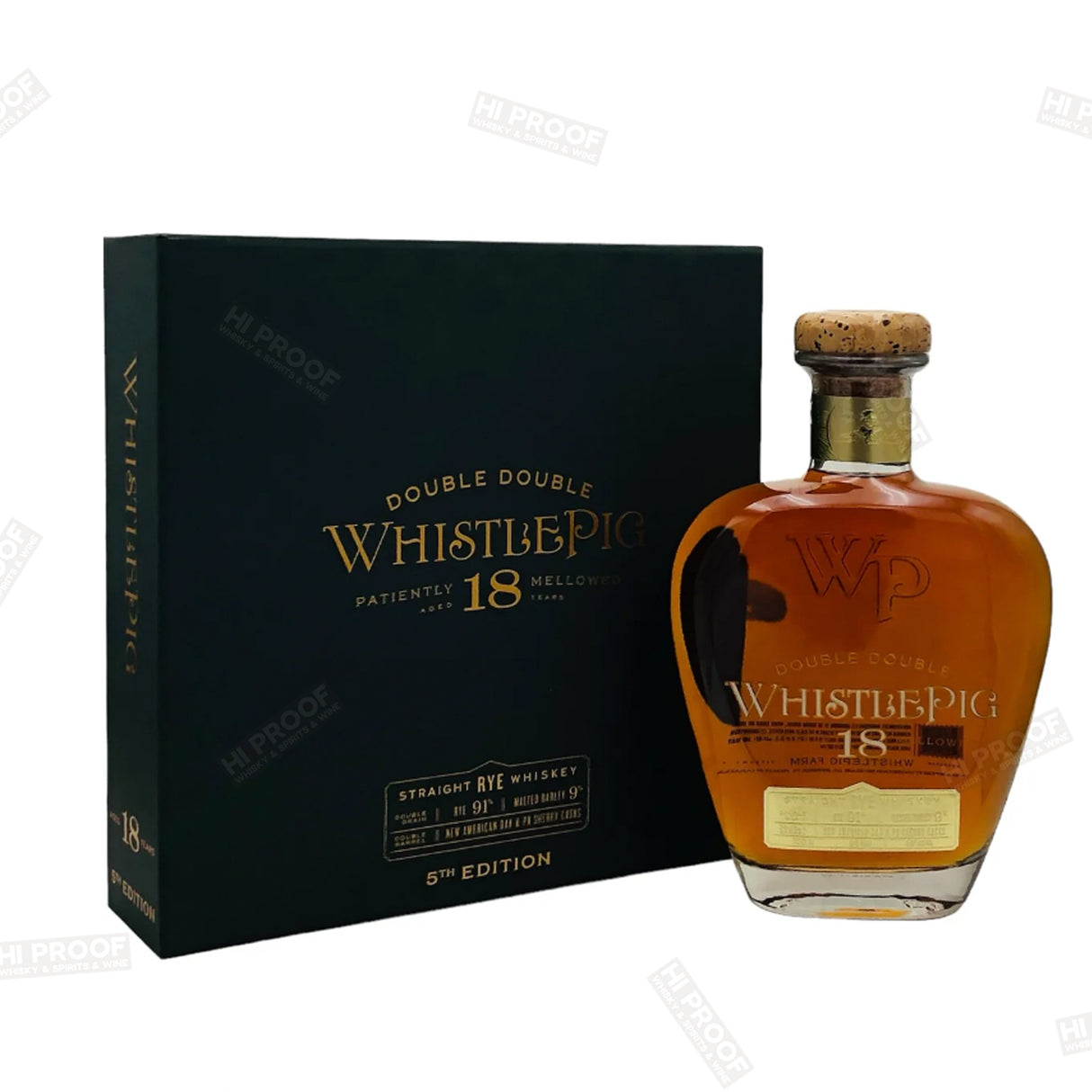 WHISTLEPIG RYE WHISKEY 5TH EDITION DOUBLE MALT FINISHED IN PX SHERRY CASK 18 YR 92