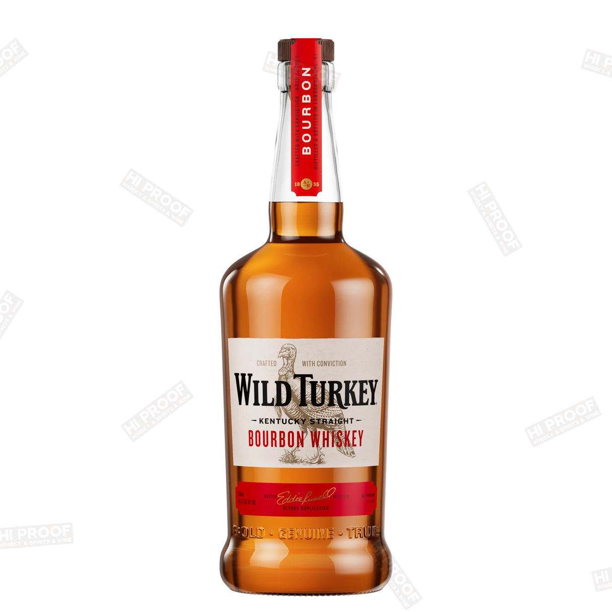 Wild Turkey 81 Proof Kentucky Straight Bourbon Whiskey 750ml