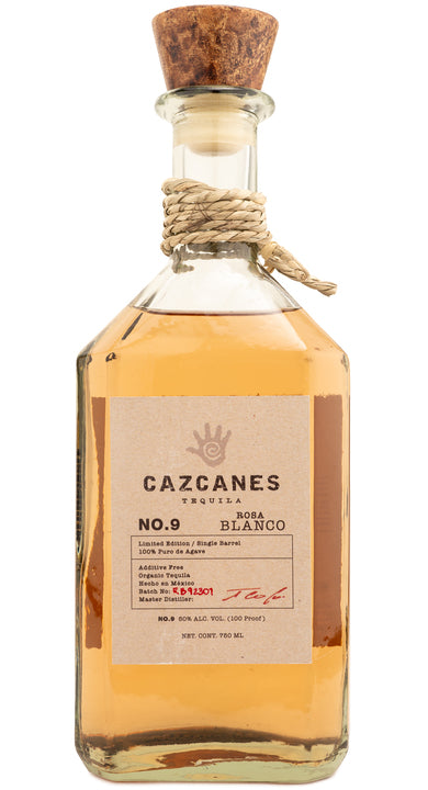 CAZCANES NO 9 TEQUILA ROSA BLANCO 750 ML