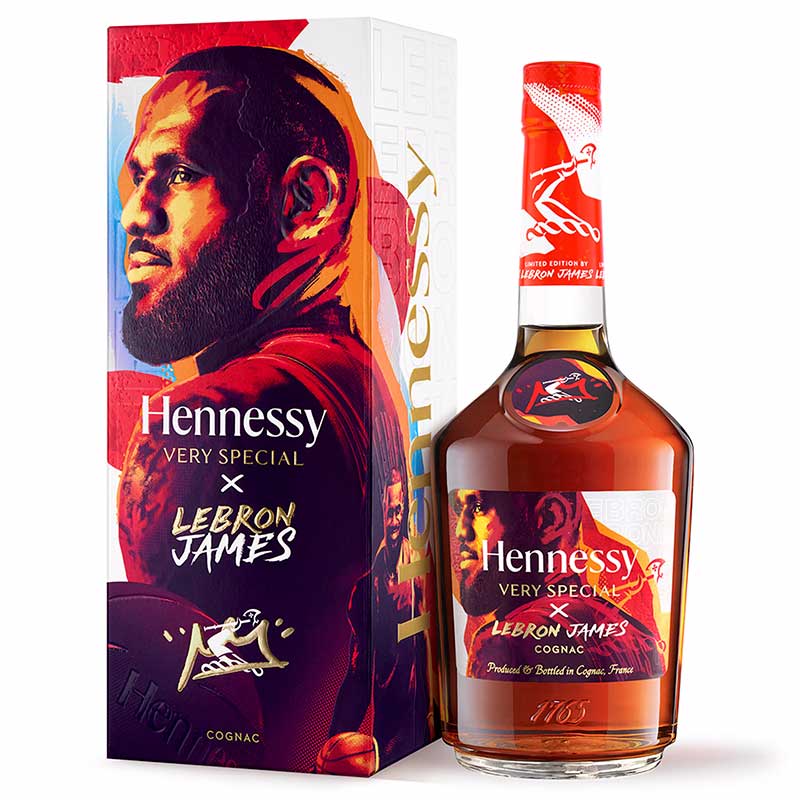 Hennessy Cognac Very Special X Lebron James 80 W/ Gift Box