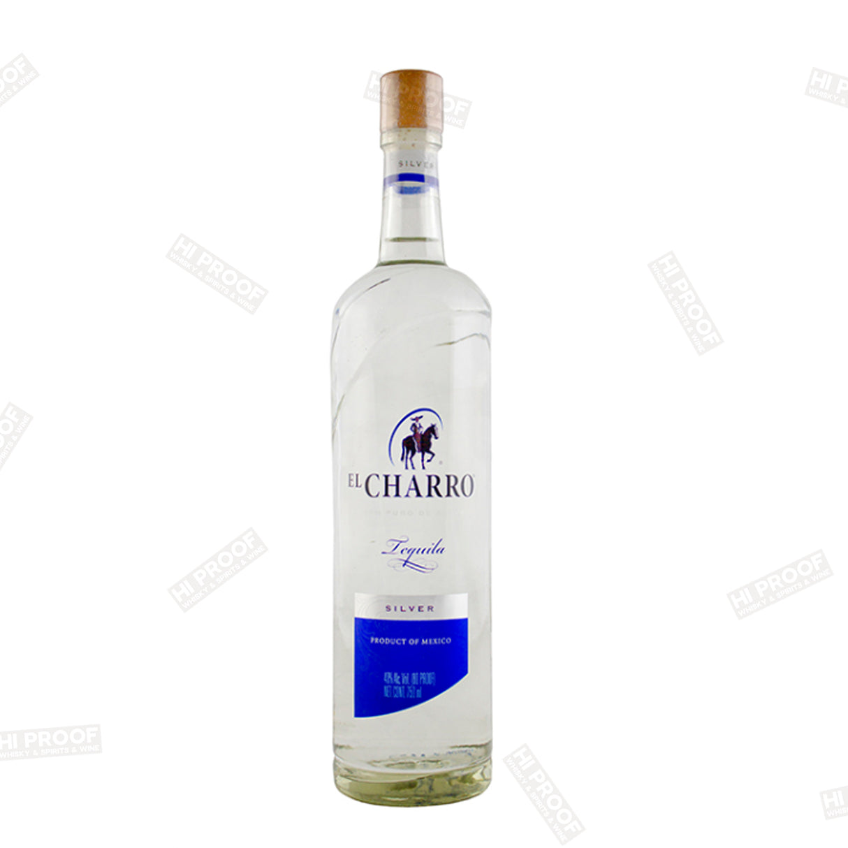 EL CHARRO SILVER TEQUILA 750ml