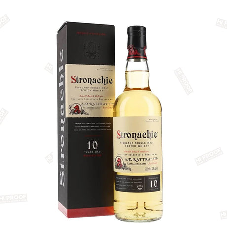 A.D RATTRAY Stronachie 10 years Small Batch single malt - Hi Proof - A.D RATTRAY