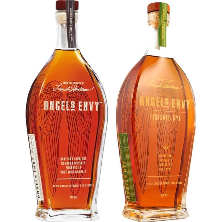 ANGEL'S ENVY BOURBON & RYE 375ML GIFT SET - Hi Proof - ANGEL'S ENVY