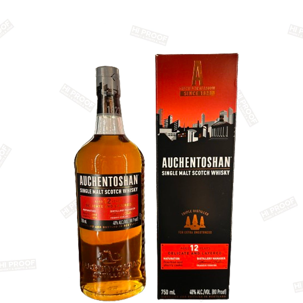 Auchentoshan 12 Year 750ML - Hi Proof - Auchentoshan