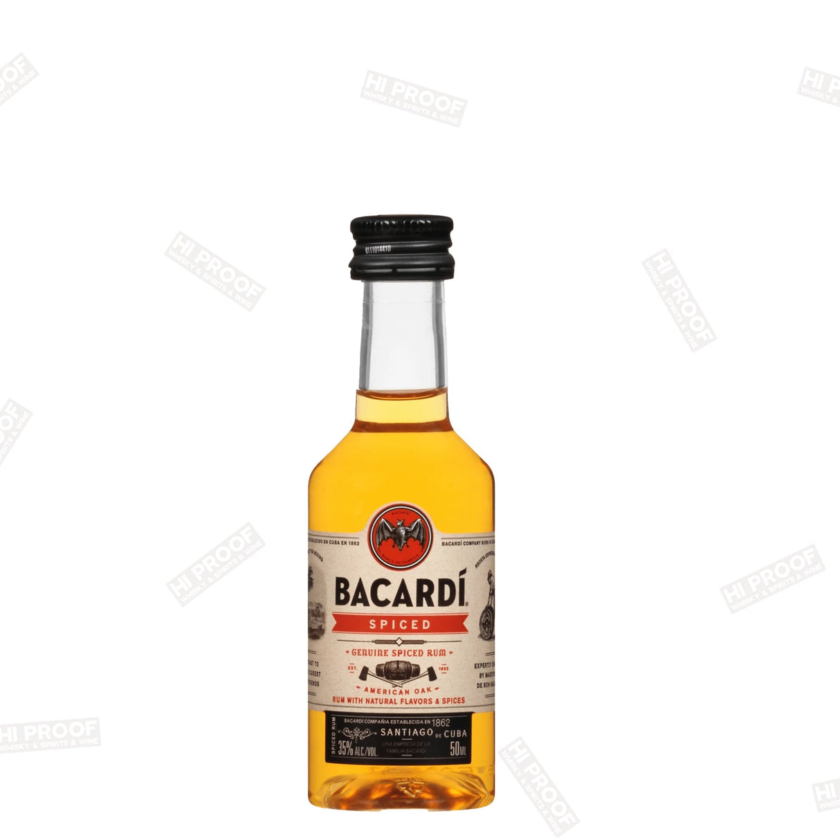 Bacardi Spiced 50ml - Hi Proof - Hi Proof