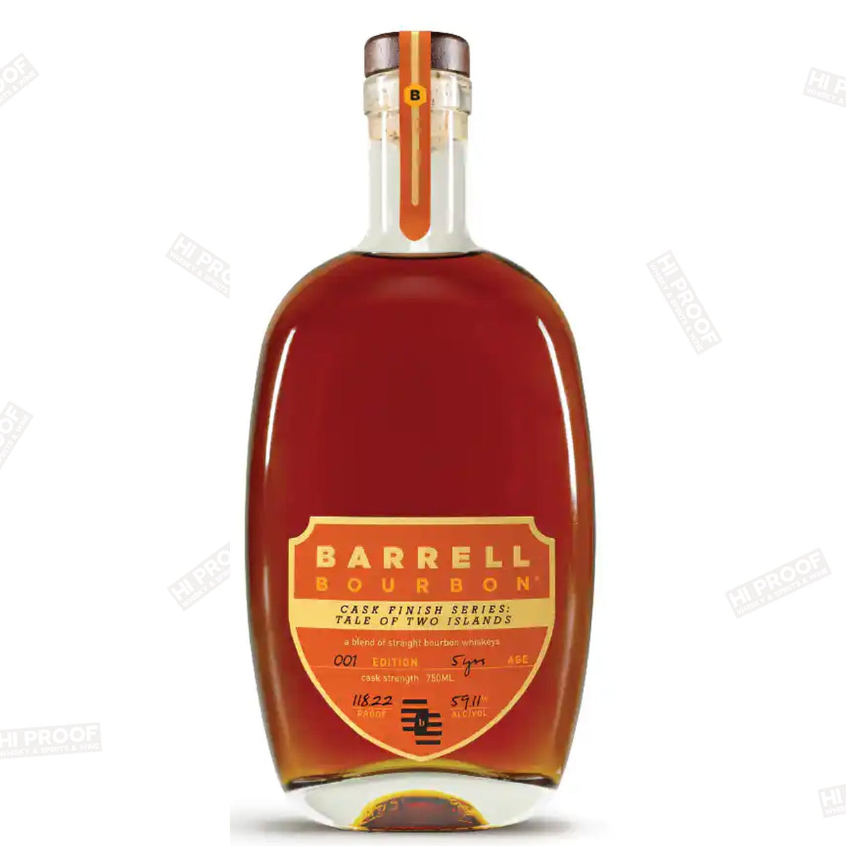 Barrell Bourbon Aged 5 years Cask Finish Series Tale of two Island 001 Edition - Hi Proof - Barrell