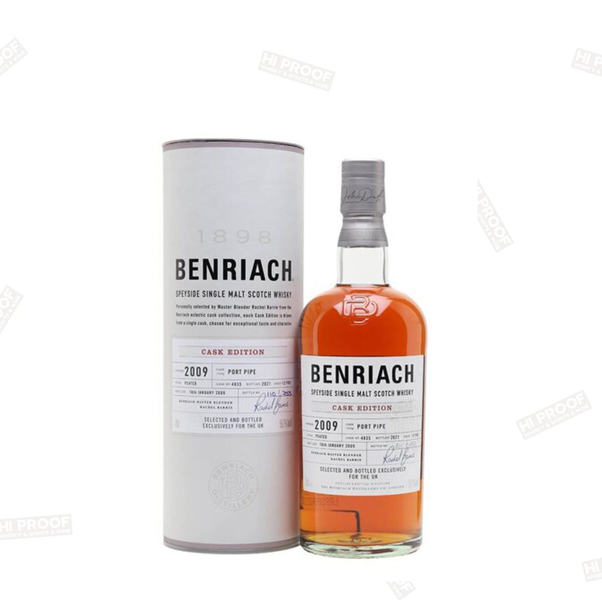 BENRIACH SINGLE CASK 3812 Pedro Ximénez Puncheon 12 YEARS - Hi Proof - BENRIACH