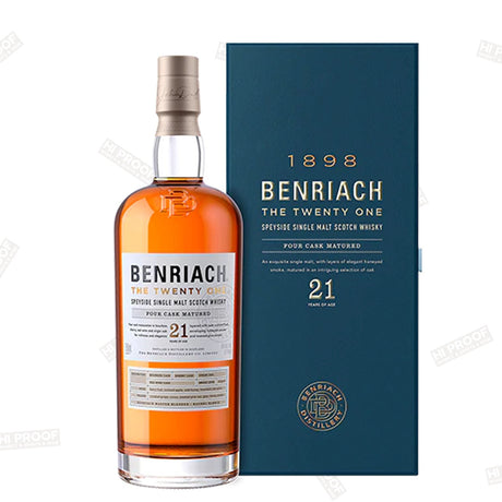 Benriach Single Malt Scotch Whisky 21 year 750ml - Hi Proof - BENRIACH