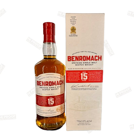 Benromach 15year Speyside Single Malt - Hi Proof - Hi Proof