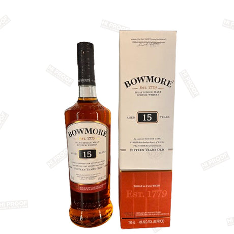 Bowmore 15 Year Darkest Sherry 750ML - Hi Proof - Bowmore