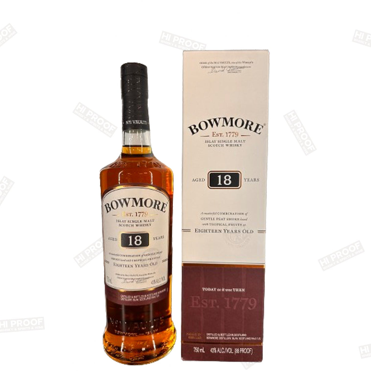 Bowmore 18 Year Old 750ml - Hi Proof - Bowmore