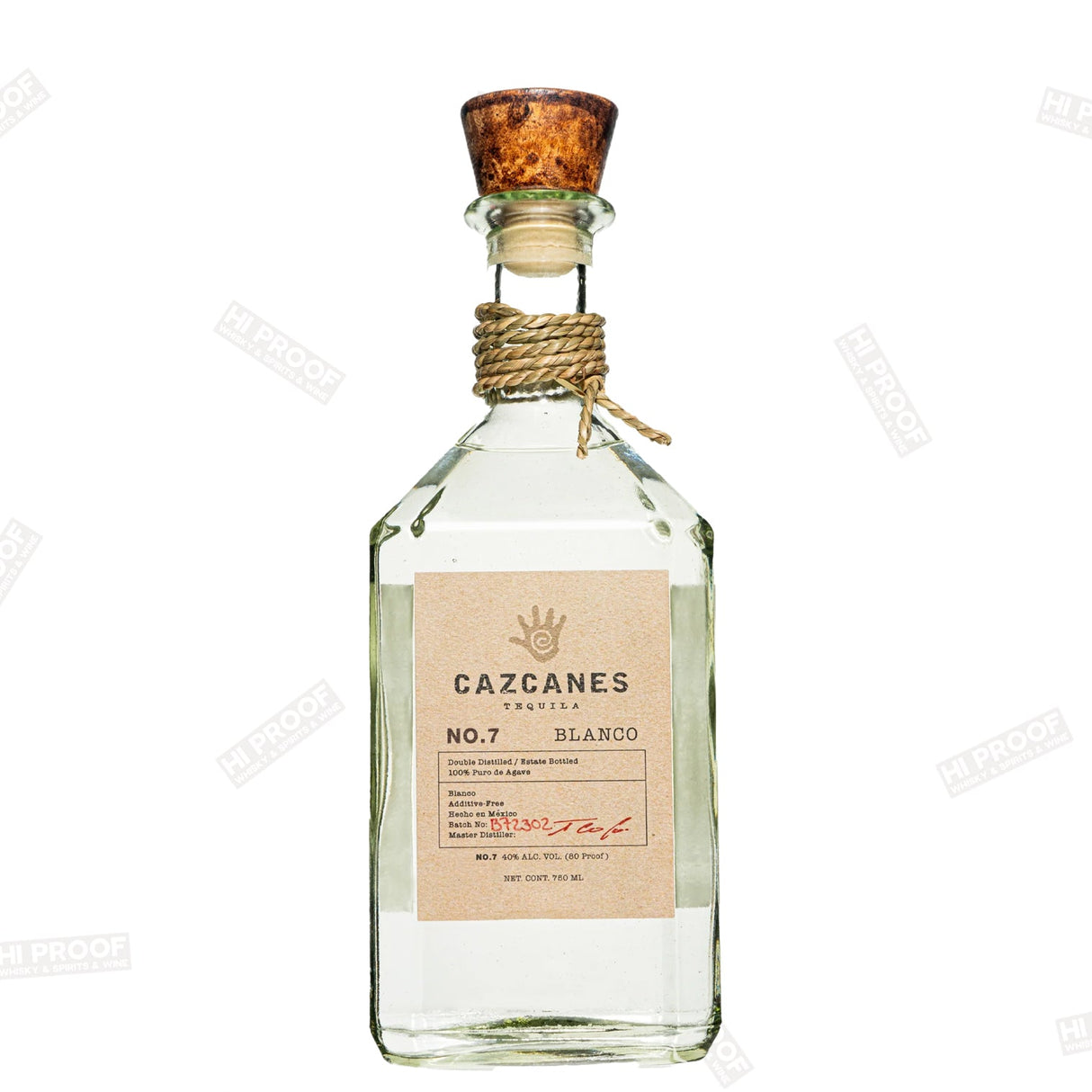 Cazcanes No 7 Blanco Tequila 750ml - Hi Proof - Cazcanes