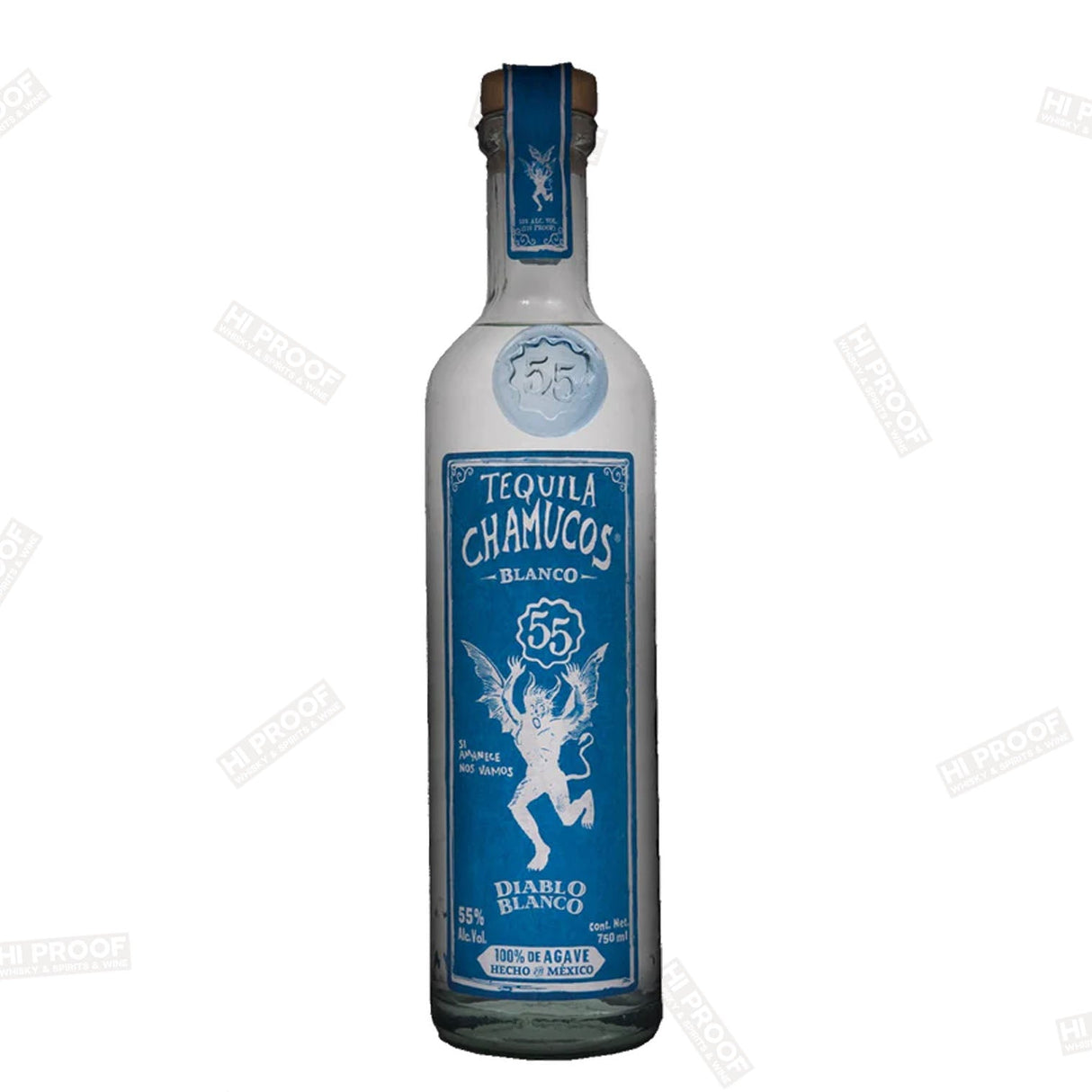 Chamucos Tequila Diablo Blanco 110Proof - Hi Proof - Chamucos