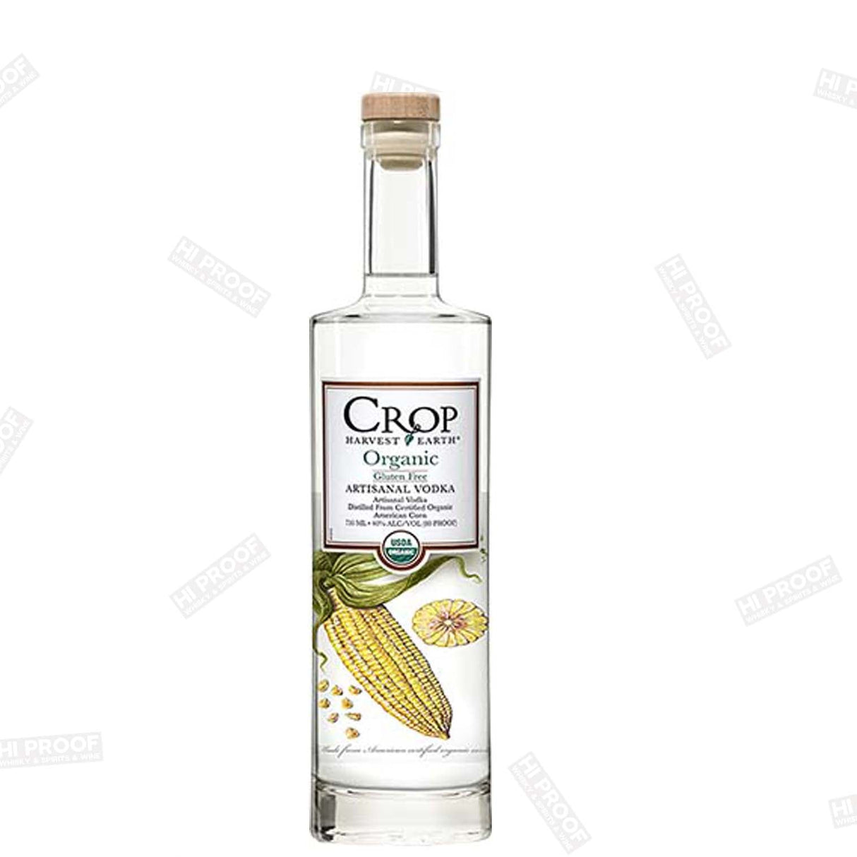 Crop Organic Artisanal Vodka - Hi Proof - crop harvest