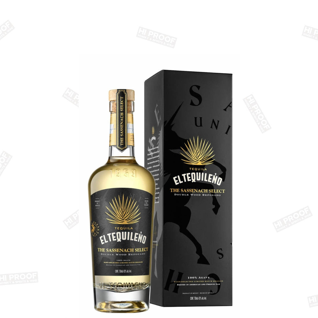 EL TEQUILENO The Sassenach Select Double Wood Reposado Tequila - Hi Proof - El Tequilino