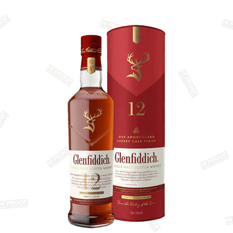 Glenfiddich 12 Years Old Sherry Cask Finish (750 ML) - Hi Proof - Glenfiddich