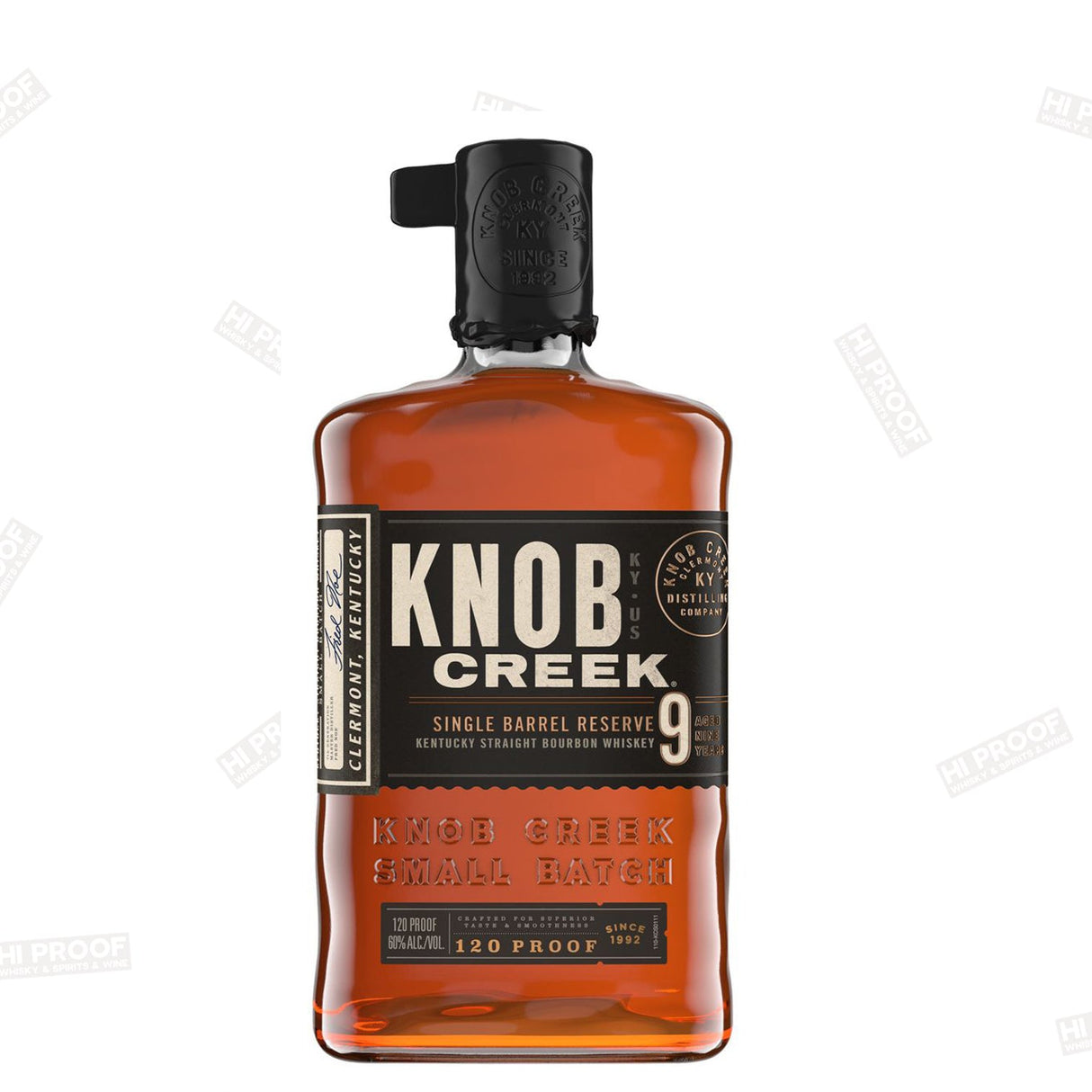 Knob Creek Single Barrel Reserve 9 years 120 proof - Hi Proof - Knob creek